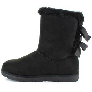 Boots/Faux-Fur Lining with Back Bow Details (Size:8.5 M) PREOWNED